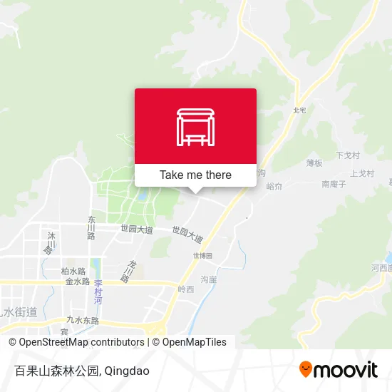 百果山森林公园 map
