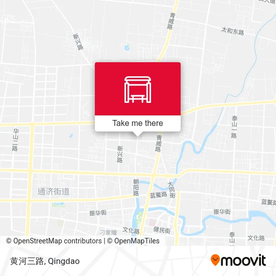 黄河三路 map