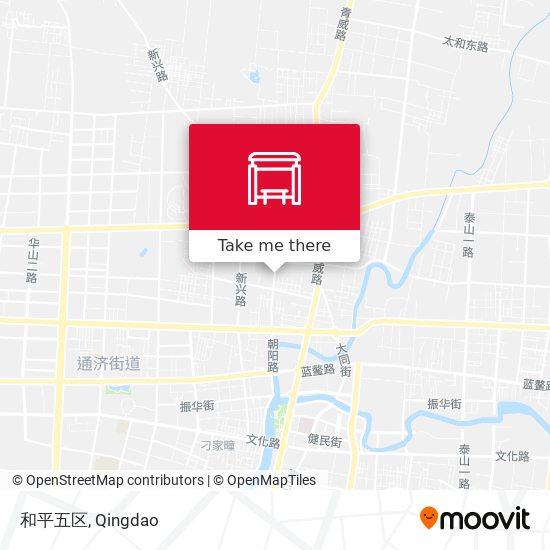 和平五区 map