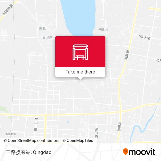 三路换乘站 map