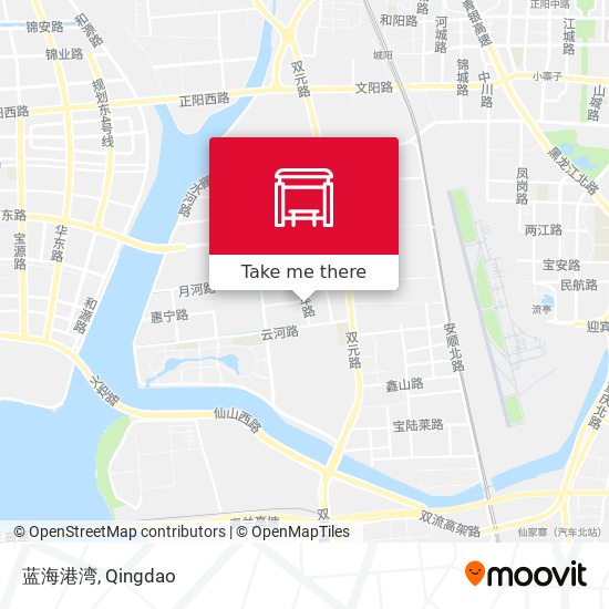 蓝海港湾 map