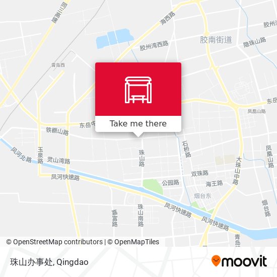 珠山办事处 map