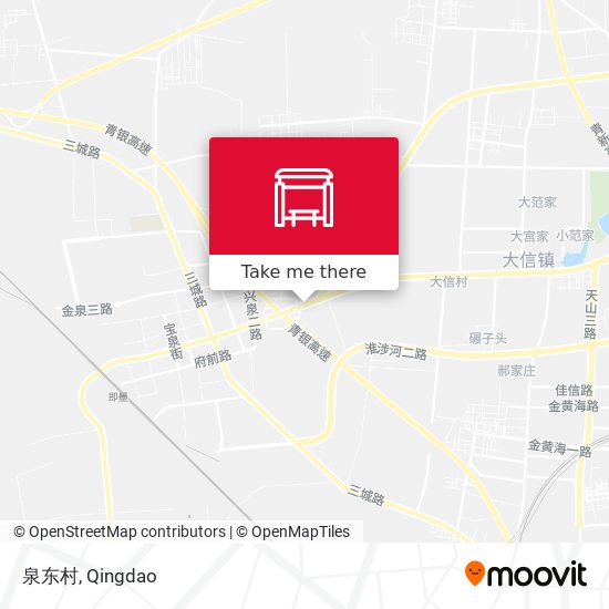 泉东村 map