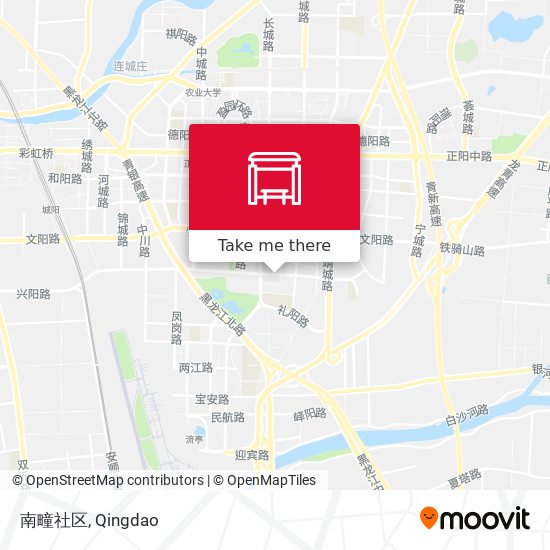 南疃社区 map