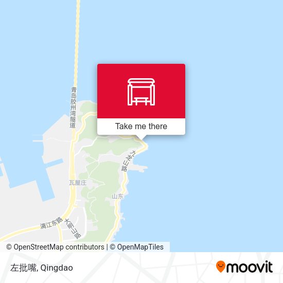 左批嘴 map