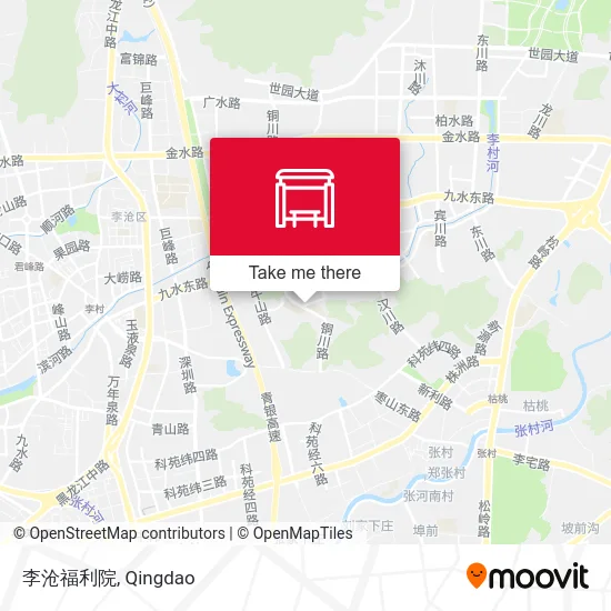 李沧福利院 map