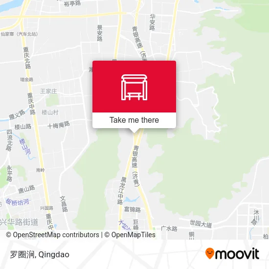 罗圈涧 map