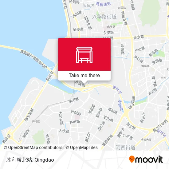 胜利桥北站 map