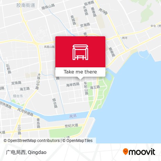 广电局西 map