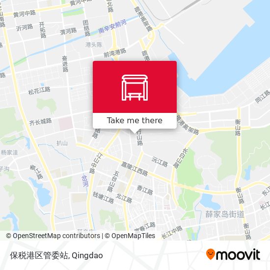 保税港区管委站 map