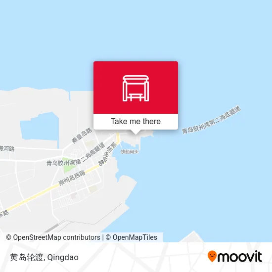 黄岛轮渡 map