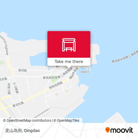 灵山岛街 map