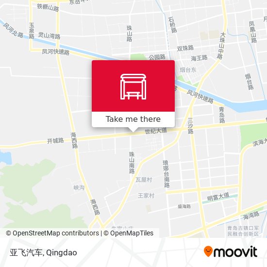 亚飞汽车 map