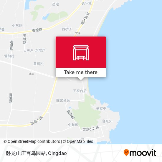 卧龙山庄百鸟园站 map