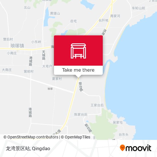 龙湾景区站 map