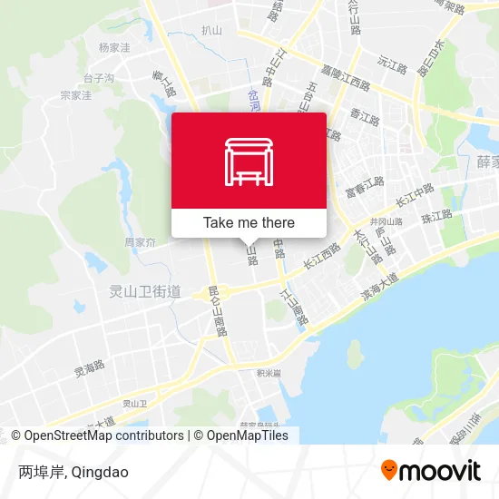 两埠岸 map