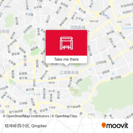 错埠岭四小区 map
