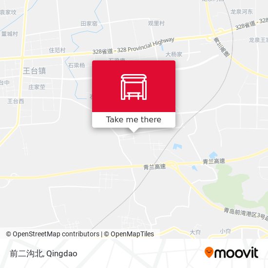 前二沟北 map