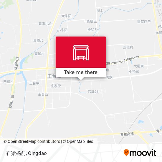 石梁杨前 map