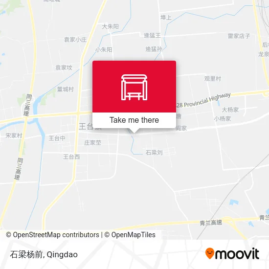 石梁杨前 map