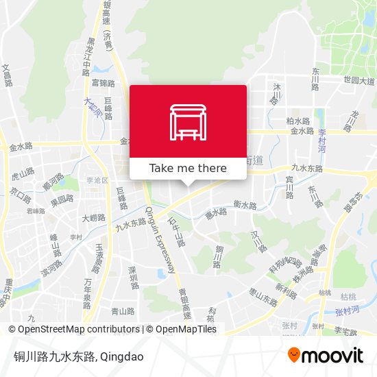 铜川路九水东路 map