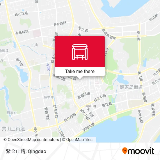 紫金山路 map