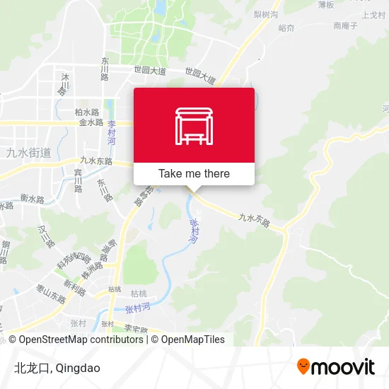 北龙口 map