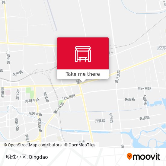 明珠小区 map