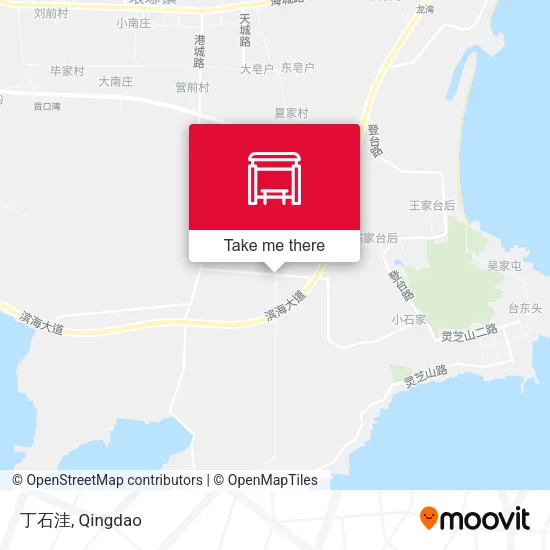 丁石洼 map