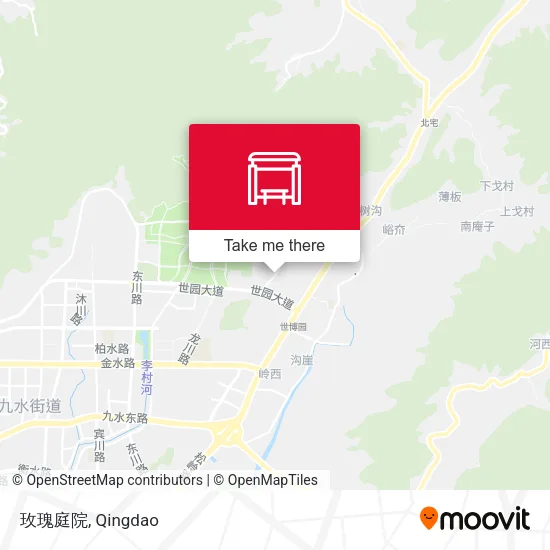 玫瑰庭院 map