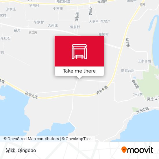 湖崖 map