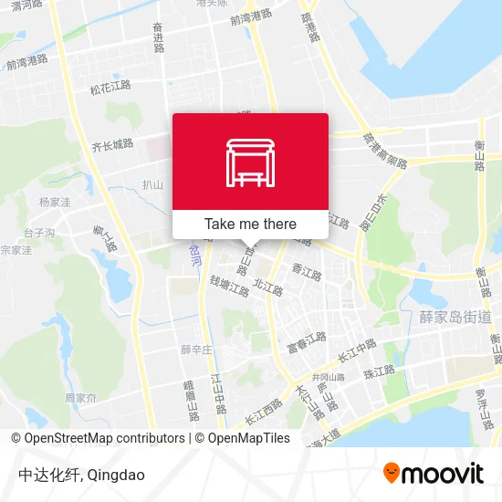 中达化纤 map