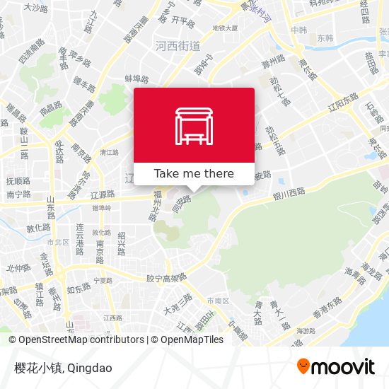 樱花小镇 map