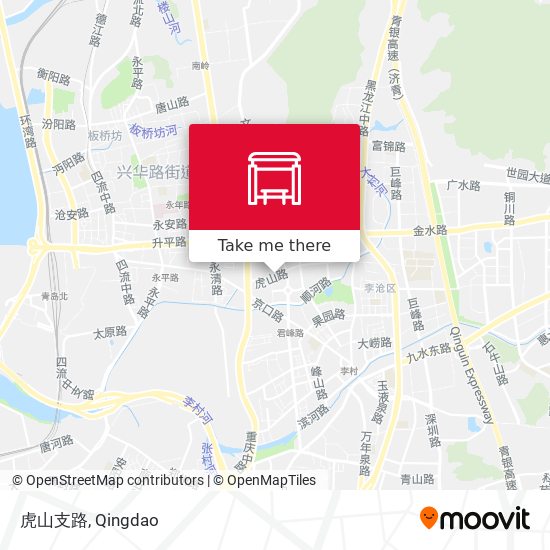 虎山支路 map