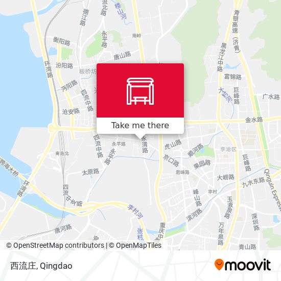西流庄 map