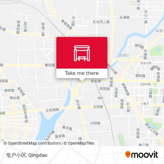 皂户小区 map