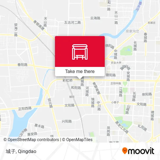 城子 map