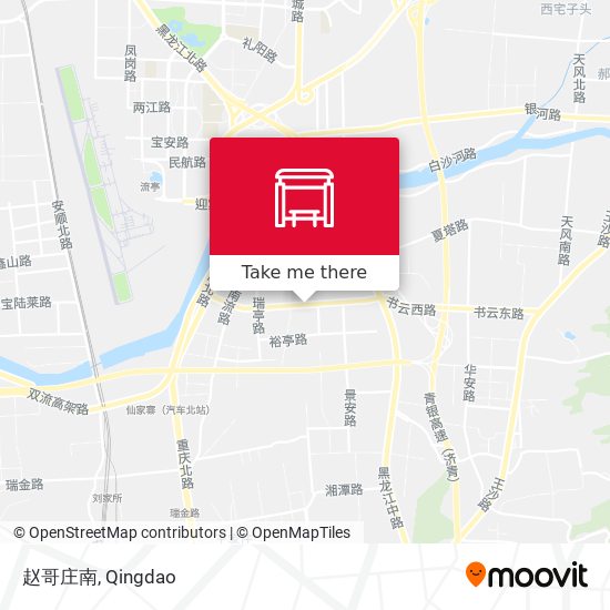 赵哥庄南 map