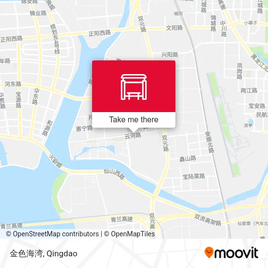 金色海湾 map
