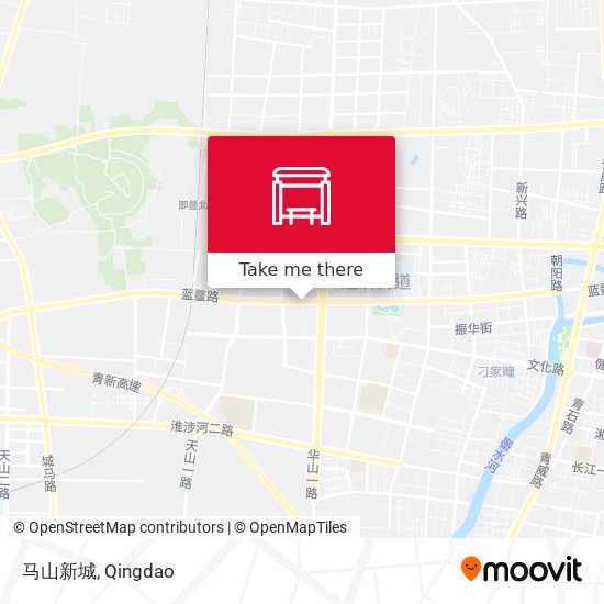 马山新城 map