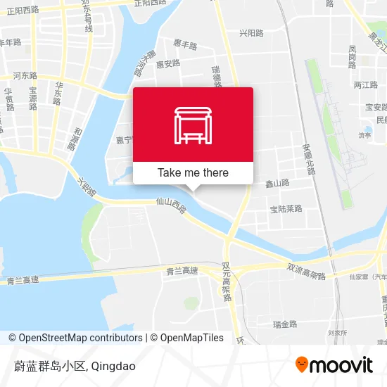 蔚蓝群岛小区 map