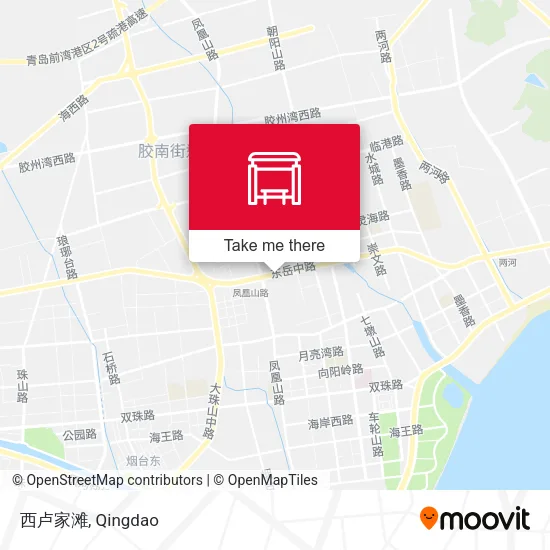 西卢家滩 map