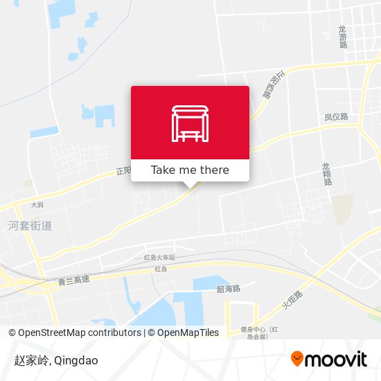 赵家岭 map