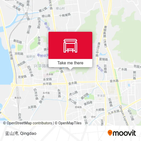 蓝山湾 map