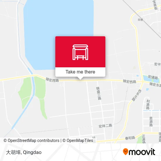 大胡埠 map