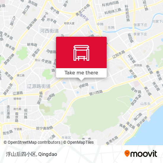 浮山后四小区 map