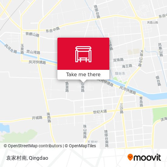 袁家村南 map