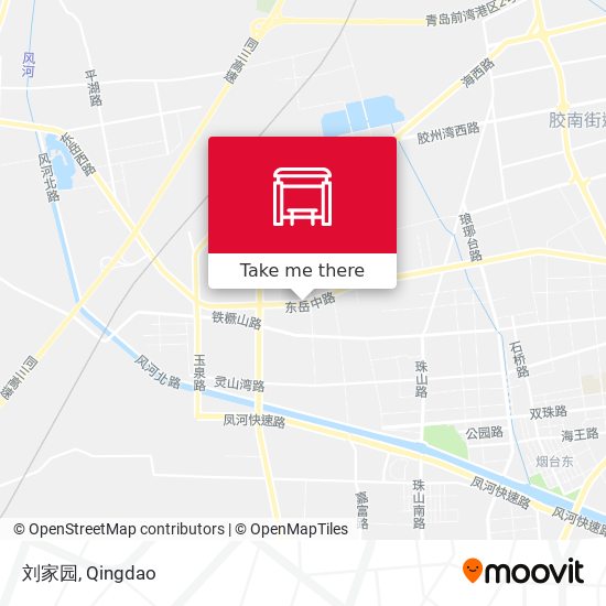 刘家园 map