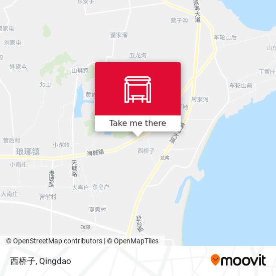 西桥子 map