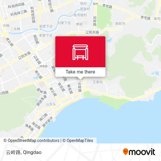 云岭路 map
